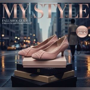 Womens size 8 light pink suede heels